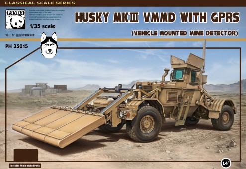 Husky Mk III VMMD (Vehicle Mine Detector) w/GPRS (Ground Penetrating Radar System)