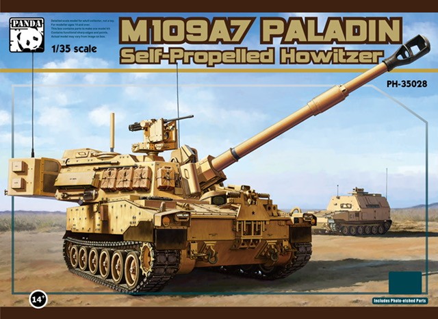 M109A7 Paladin Self-Propelled Howitzer w/metal track links