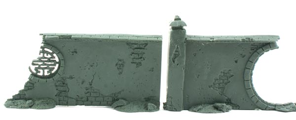 Vietnam Terrain Set 3 - Temple Wall Section Set 1