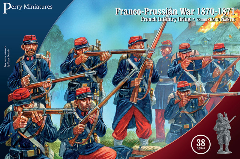 Franco-Prussian War French Infantry Firing Line