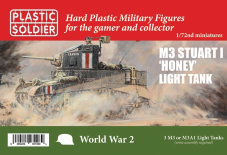 WWII Allied M3 Stuart I Honey Light Tank (3)