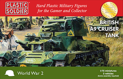 WWII British A9 British Cruiser Tank