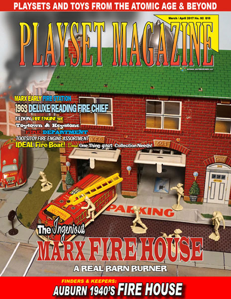 Playset Magazine Issue 92 Marx Fire House - ONLY 1 AVAILABLE AT THIS PRICE