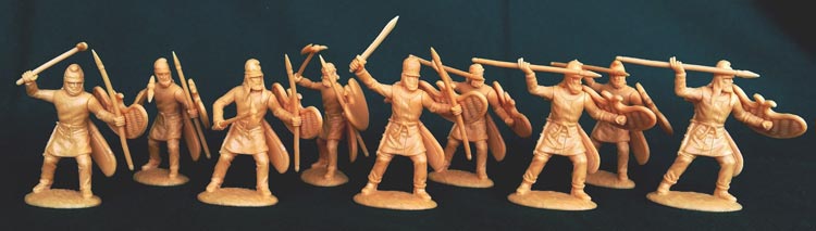 Ancient Persian Kardakes Infantry with Javelin & Axe