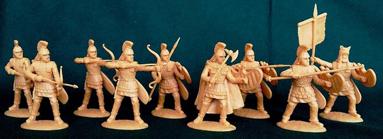Ancient Persian Satrap Guard Infantry with Spear & Bow � Phrygians 