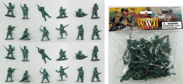WWII US Infantry Figures Bagged Set