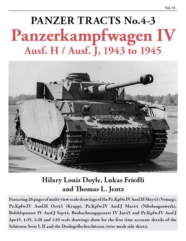 Panzer Tracts No.4-3 PzKpfw IV Ausf H & J 1943 to 1945