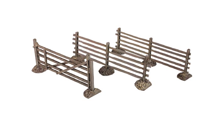 Turnpike Fence Gate Section and 2 straight sections - 18th/19th Century