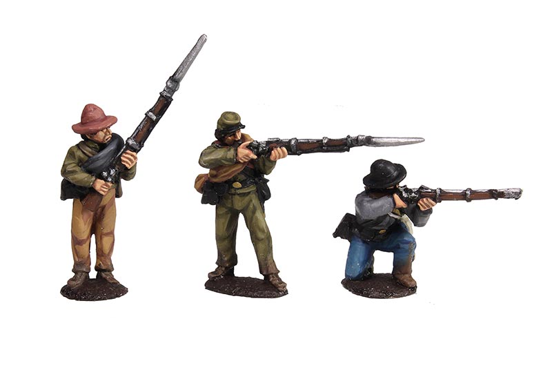 Confederate Infantry Firing Line Set #2