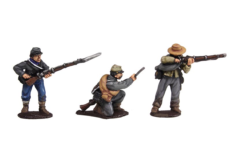 Confederate Infantry Firing Line Set #1