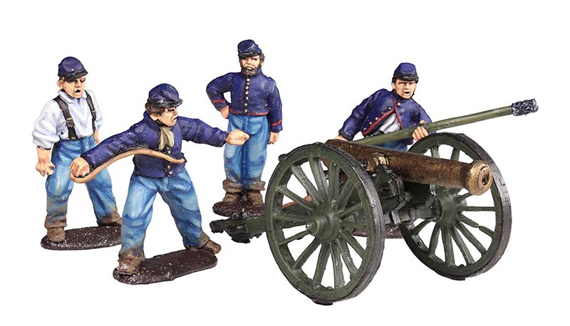 Union Battery in Action - Firing 12 Pd. Napoleon