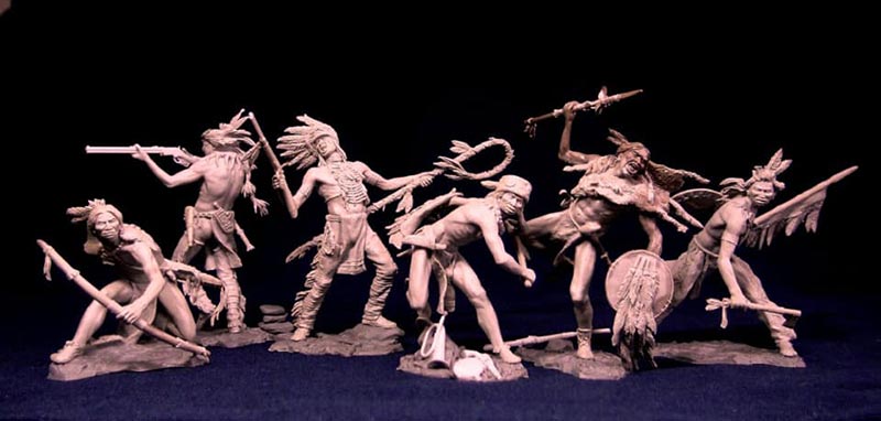 Battle of The Little Bighorn: Indian Warriors Set 2