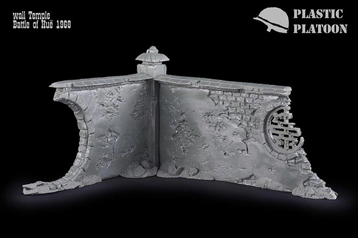 Vietnam Terrain Set 2- Temple Wall Section Hue 1968