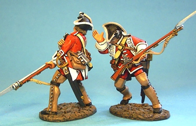 BATTLE ON THE PLAINS OF ABRAHAM 1759 - BRITISH WOUNDED #QB-08 - 1 AVAILABLE OOP