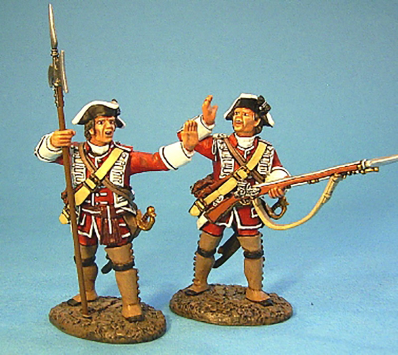 BATTLE ON THE PLAINS OF ABRAHAM 1759 - BRITISH OFFICERS #QB-09 - 1 AVAILABLE OOP