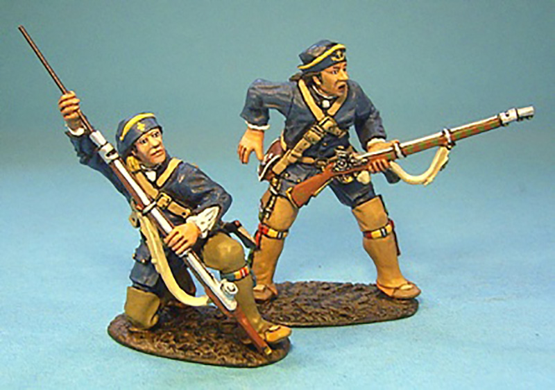 BATTLE ON THE PLAINS OF ABRAHAM 1759 - FRENCH MARINES LOADING #QFM-04 - 1 AVAILABLE OOP