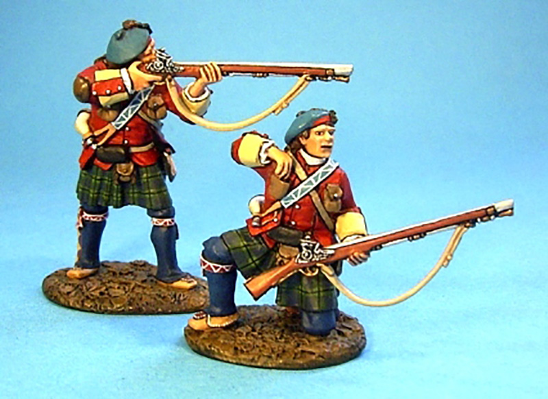 BATTLE ON THE PLAINS OF ABRAHAM 1759 - FRASER HIGHLANDERS SKIRMISHING #QHL-02 - 1 AVAILABLE OOP