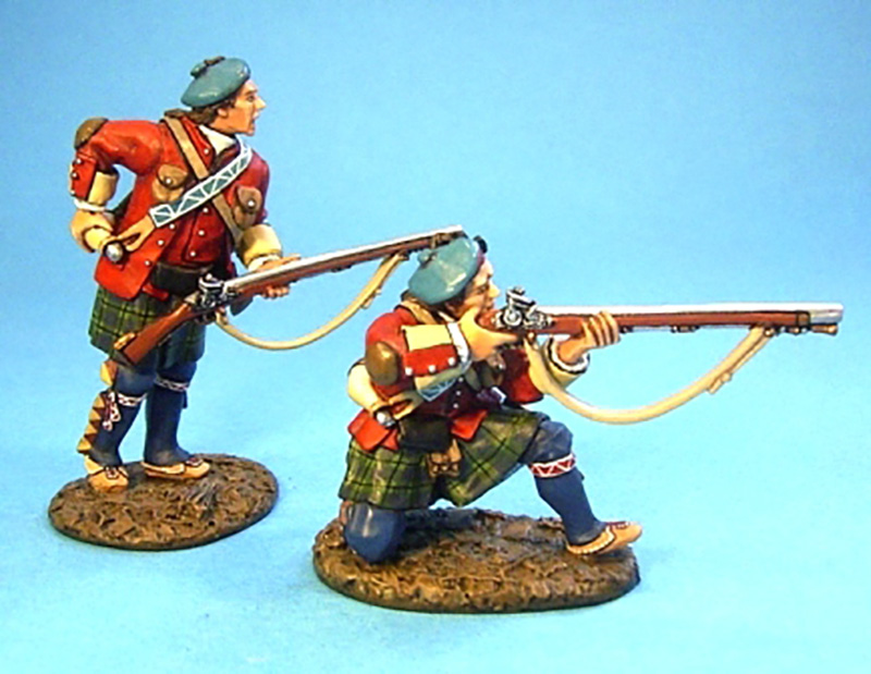 BATTLE ON THE PLAINS OF ABRAHAM 1759 - FRASER HIGHLANDERS SKIRMISHING QHL-03 - 1 AVAILABLE OOP