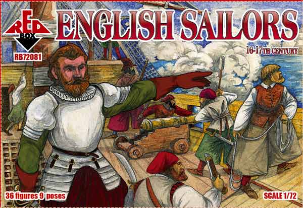 English Sailors 16-17th Century Set 1 - ONLY 2 AVAILABLE AT THIS PRICE