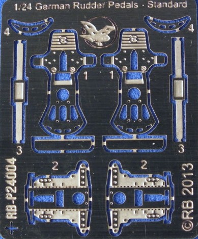 German Rudder Pedals (Photo-Etch)