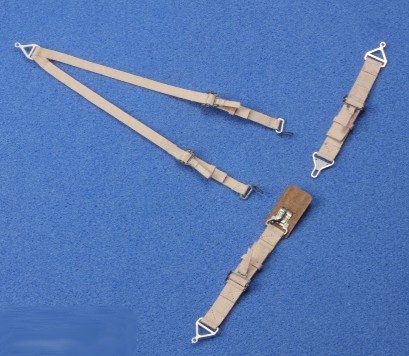 WWI-II USAF/USN Seatbelts Beige (Pre-Cut Paper/Photo-Etch)
