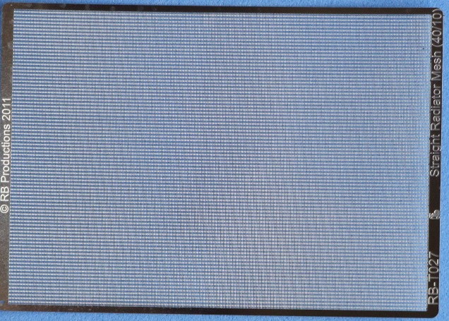 1/32 Radiator Mesh, Straight 40/10 Stainless Steel