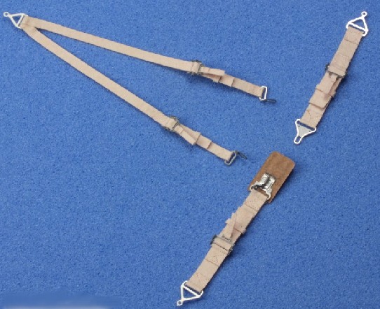 Pre WWII USAF, USN Seatbelts Beige (Pre-Cut Paper/Photo-Etch)