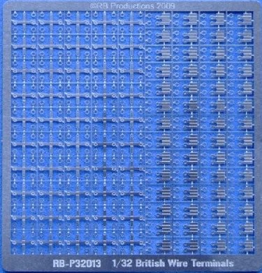 British Wire Terminals use w/Streamline Wire (Photo-Etch)