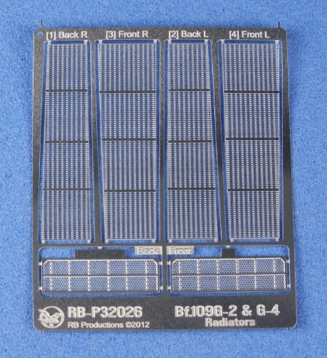 Bf109G2/G4 Radiators (Photo-Etch)