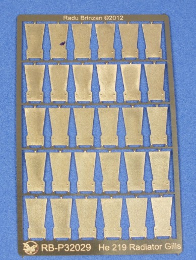 He219 Radiator Cowl Flaps (Photo-Etch)