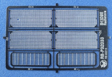 Bf109E Radiators (Photo-Etch)