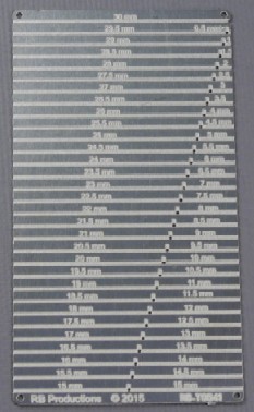 Cutting Gauge .5mm to 30mm Stainless Steel