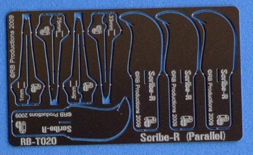 Scibe-R Parallel Panel Scribing Tool w/4 Blades: .33, .5, .75, 1mm