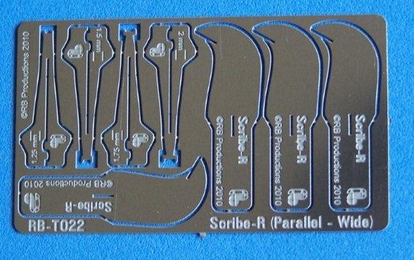 Scibe-R Parallel Wide Panel Scribing Tool w/4 Blades: 1.25, 1.5, 1.75, 2mm