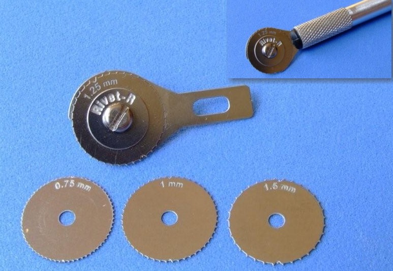 Rivet-R Riveting Tool w/4 Scribing Wheels