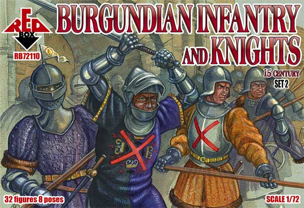 Burgundian Infantry & Knights Set #2 - 15th Century