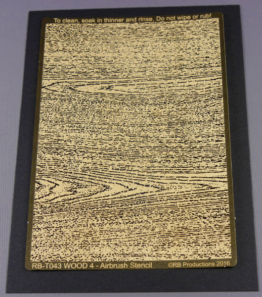 1/32 Wood Grain Etched Pattern #4 Airbrush Stencil