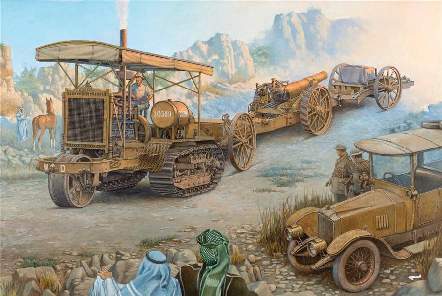 WWI Holt 75 Artillery Tractor/BL 8-inch Howitzer Mk.VI
