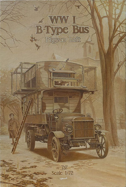 WWI B Type British Bus w/Pigeon Loft