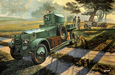 Pattern 1920 Mk I WWII British Armored Car