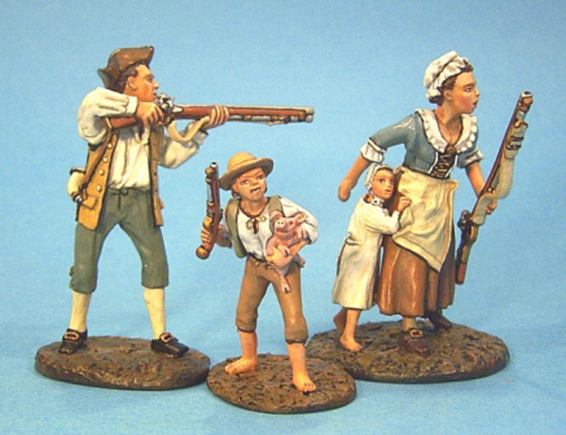 RAID ON ST FRANCIS 1759 - CIVILIANS 1 #RFB-01 - 1 AVAILABLE OOP