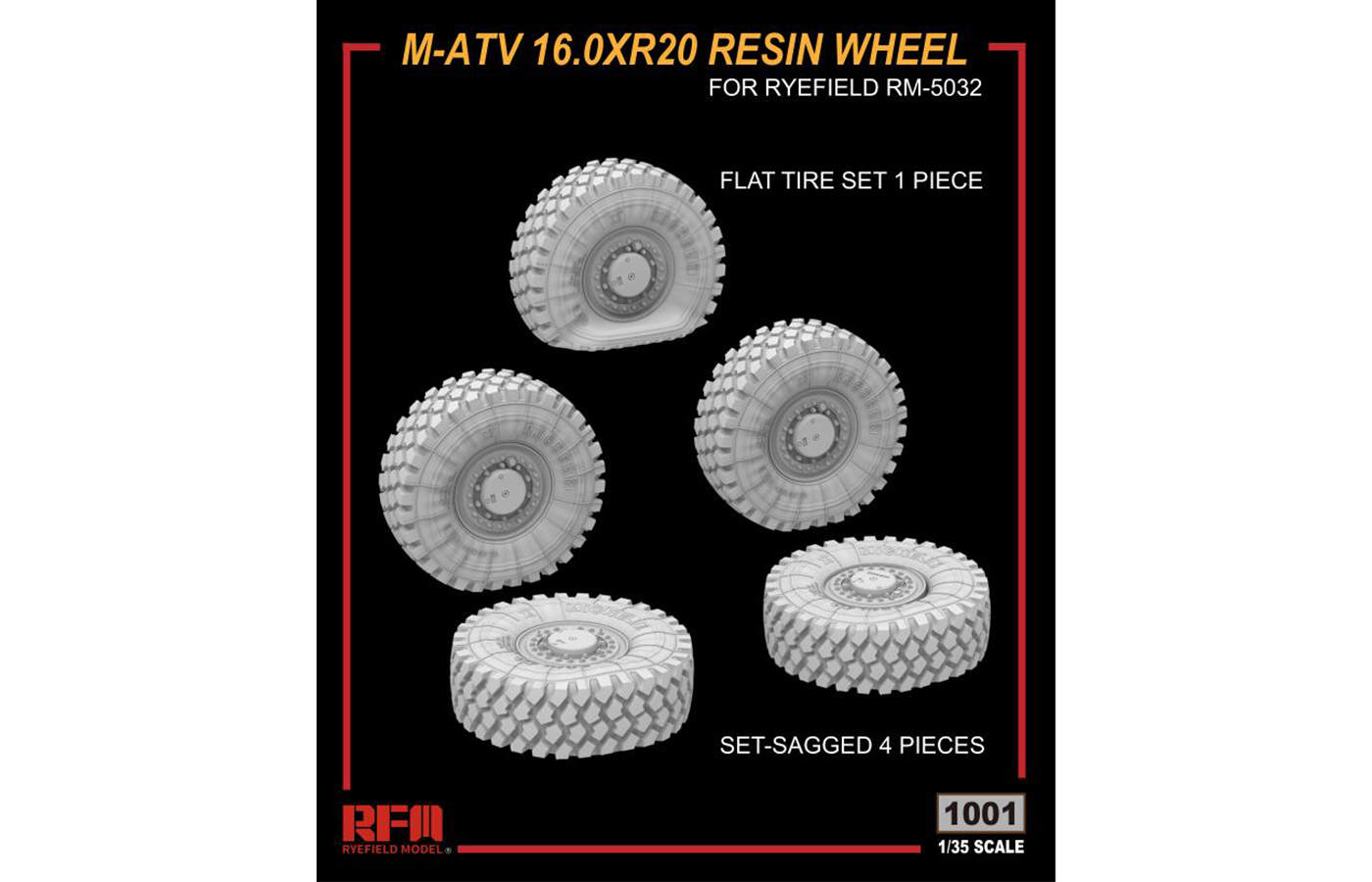 M-ATV MRAP Resin Wheel Set