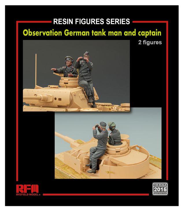 Observation German Tank Man and Captain (2 figures)