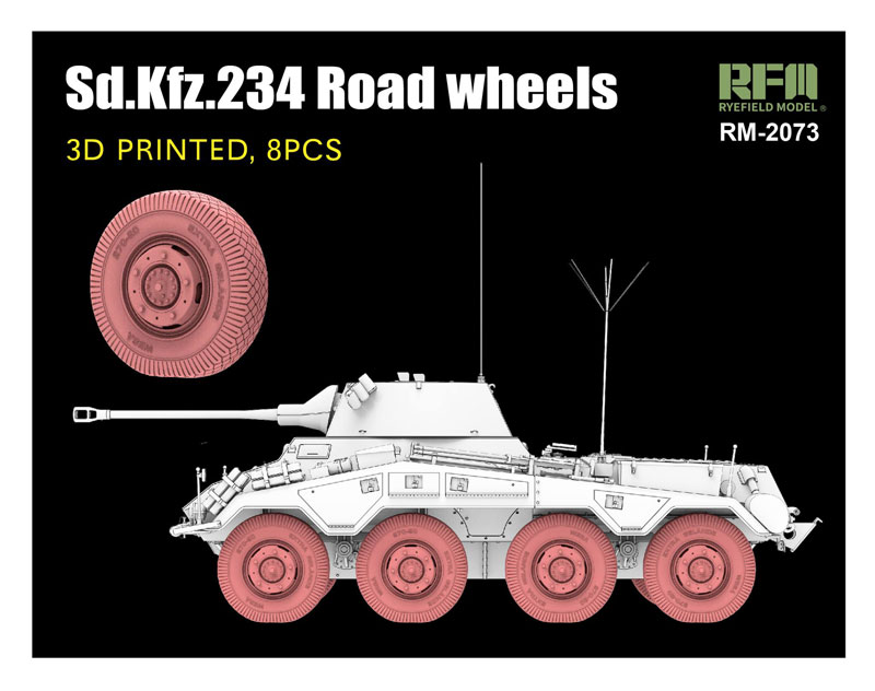 Sd.Kfz.234 Puma Weighted Wheels Set