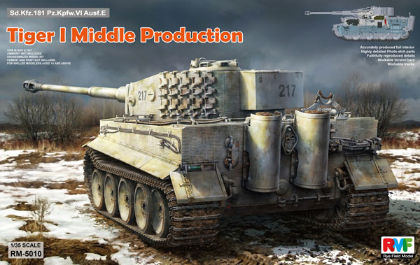 Tiger I PzKpfw VI Ausf E SdKfz 181 Middle Production with Full Interior