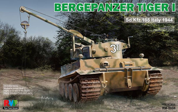 Bergepanzer Tiger I SdKfz 181 Tank Italy 1944