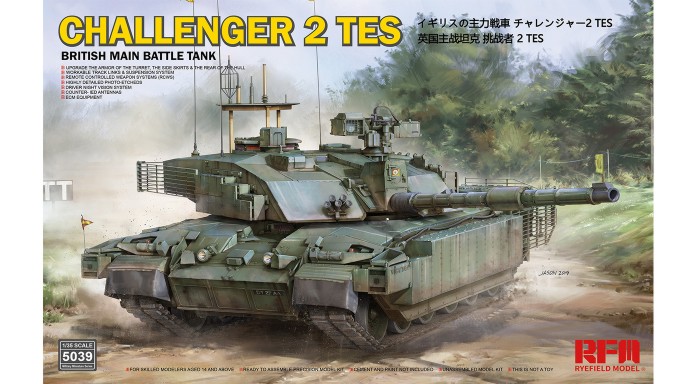 British Challenger 2 TES Main Battle Tank w/ Workable Track Links