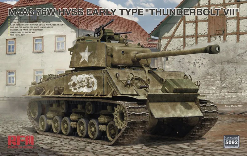 M4A3 76W HVSS Early Type Thunderbolt VII