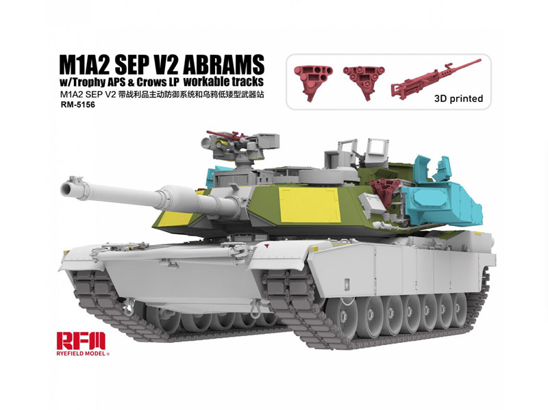 Rye Field Models M1A2 SEP V2 Abrams with Trophy APS & Crows LP