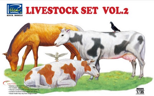 Livestock Set Vol.2: Horse, Cows, Pigeons